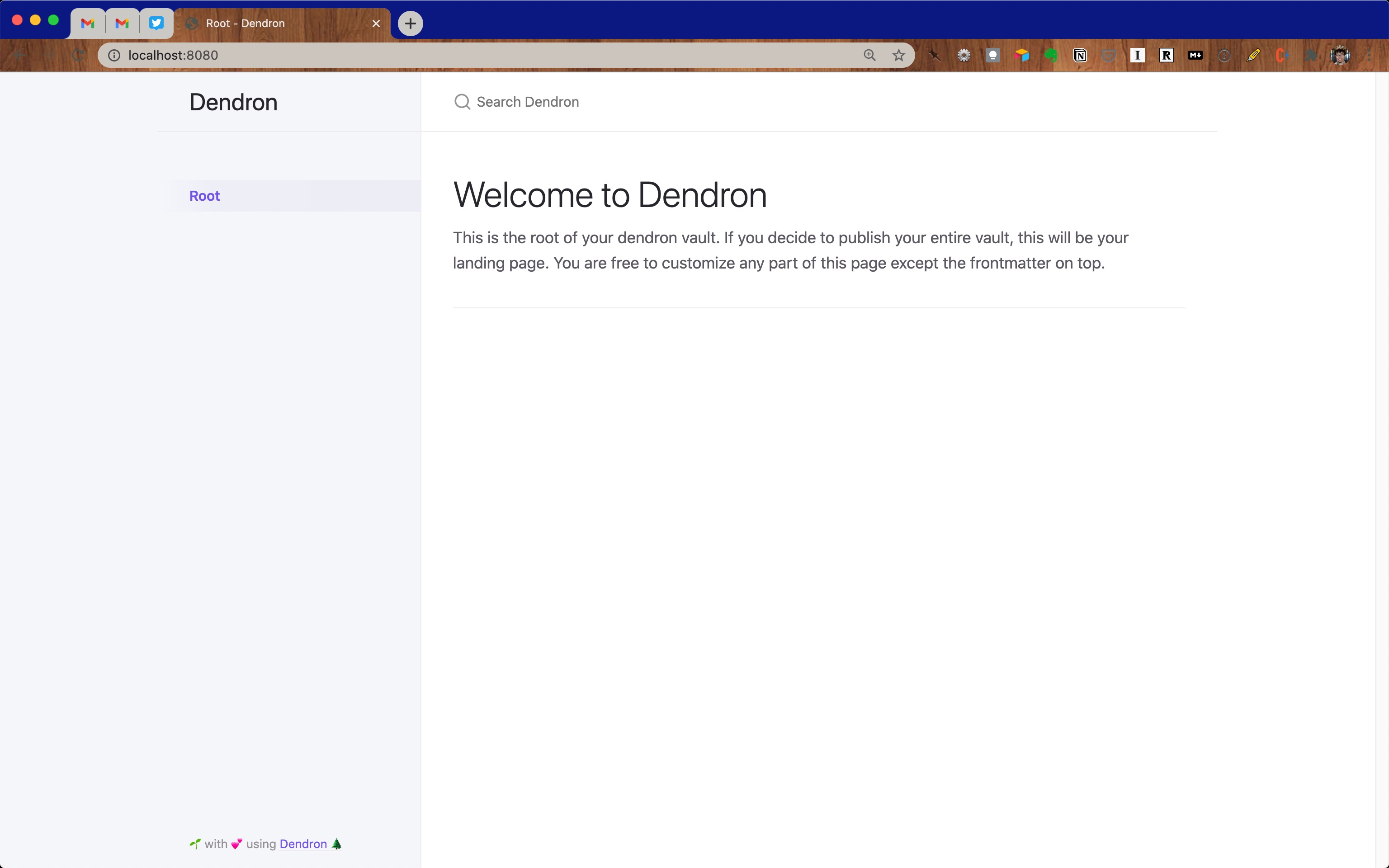Dendron Site Preview