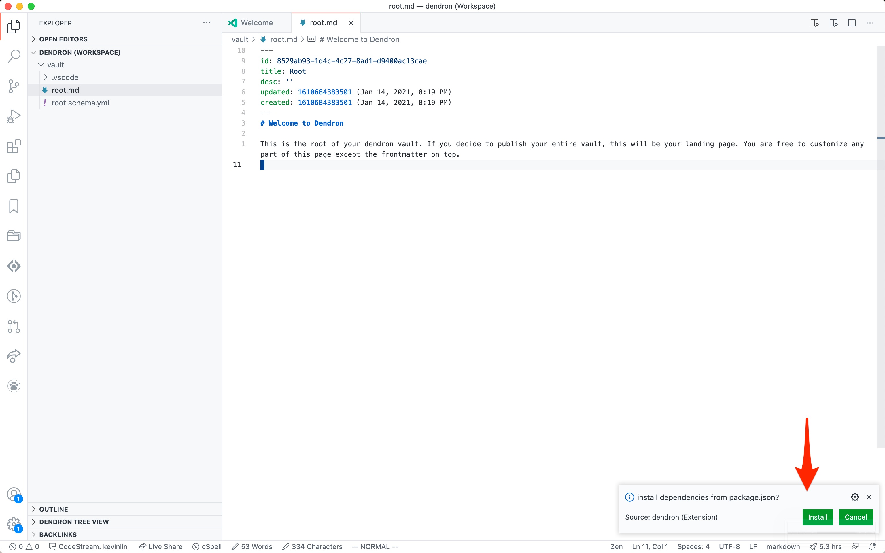 Install dependencies